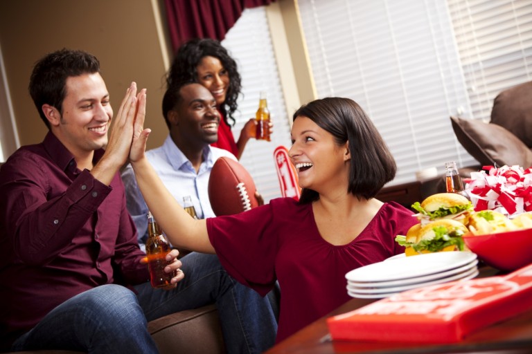 Flu Tackles Super Bowl Fans