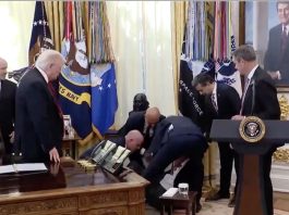 pharma exec collapses