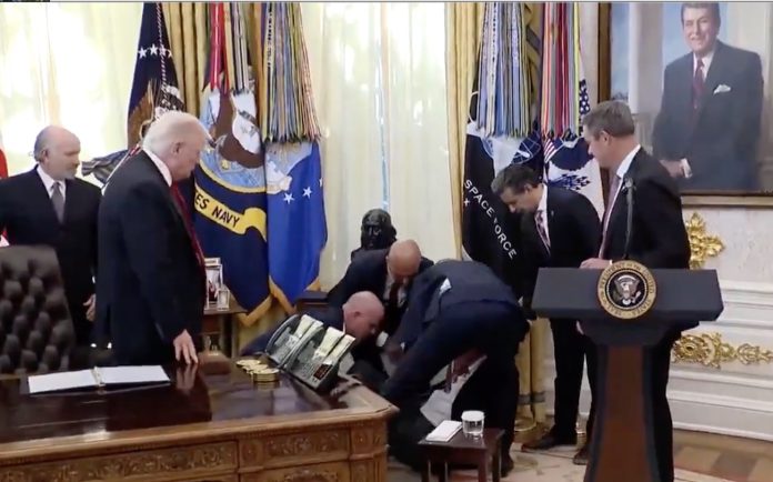 pharma exec collapses