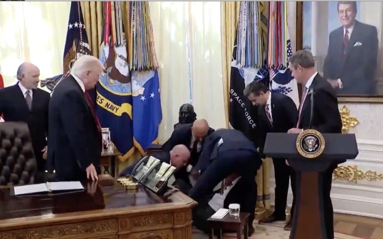 pharma exec collapses
