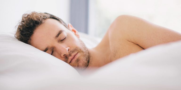 sleeping naked